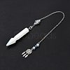 Synthetic Opalite Pointed Dowsing Pendulums G-I322-01P-05-3