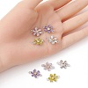 8Pcs 4 Colors Alloy Enamel Connector Charms FIND-YW0003-74-3