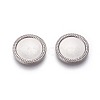 304 Stainless Steel Cabochon Settings STAS-P231-35P-1