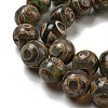 Tibetan Style dZi Beads Strands G-P526-D07-02-4