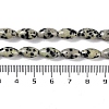 Natural Dalmatian Jasper Beads Strands G-K362-I14-06-5