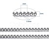Brass Twisted Chains CHC-S104-P-NF-6