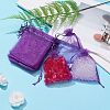 Organza Gift Bags with Drawstring OP-R016-9x12cm-20-4