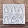 Halloween Theme Silicone Pendant Molds DIY-E055-22-2