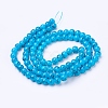 Spray Painted Glass Beads Strands X-GLAD-S075-8mm-70-3