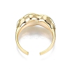 Brass Bean Pod Open Cuff Finger Ring Settings KK-N231-325-2