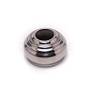 201 Stainless Steel Spheres Pedestals Flagpole Base AJEW-WH0251-32B-1