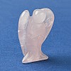 Angel Natural Rose Quartz Home Display Decorations DJEW-YW0001-05B-2