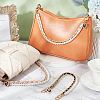 WADORN 3Pcs 3 Colors Imitation Leather & ABS Plastic Imitation Pearl Double Strand Bag Handles FIND-WR0008-09-4