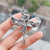 Alloy Rhinestone Brooch for Backpack Clothes PW-WG346B9-01-3