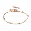 Brass Cable Chain Bracelets BJEW-JB04528-02-1