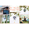 Biyun 3 Sets 3 Style DIY Diamond Painting Wind Chime Kits DIY-BY0001-24-17