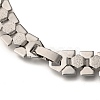 304 Stainless Steel Bib Chain Necklaces NJEW-Z013-03P-3