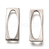 Non-Tarnish 201 Stainless Steel Linking Rings STAS-Z031-07P-2