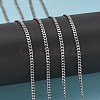 304 Stainless Steel Twist Chains CHS-K001-21-3mm-4