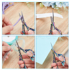 SUNNYCLUE 2Pcs 2 Style Stainless Steel Embroidery Scissors TOOL-SC0001-41-6