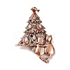 Christmas Tree Enamel Pins JEWB-M043-13RG-02-1