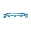 Glass Seed Beads Stretch Anklets Set AJEW-AN00522-4