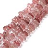 Natural Straswberry Quartz Beads Strands G-D480-A14-1