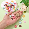 80Pcs 8 Colors Opaque Resin Decoden Cabochons CRES-CJ0001-53-5