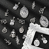 100Pcs 10 Style Tibetan Style Alloy Pendants TIBEP-CJ0001-85-5