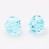 Faceted Bicone Imitation Crystallized Crystal Glass Beads X-G22QS052-2