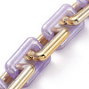 Handmade CCB Plastic Cable Chains AJEW-JB00670-03-2