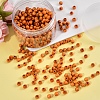 500Pcs Natural Pecan Wood Beads WOOD-SZ0001-20A-3
