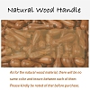 DIY Wood Wax Seal Stamp AJEW-WH0131-214-3