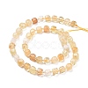 Natural Yellow Quartz Beads Strands G-K323-07-3