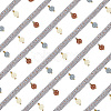 Polyester Lace Trim OCOR-WH0067-60B-1