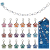Knitting Row Counter Chains & Locking Stitch Markers Kits HJEW-AB00537-1