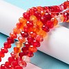 Natural Banded Agate/Striped Agate Beads Strands G-E605-A02-01E-2