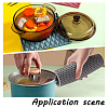 Gorgecraft 3Pcs 3 Style Flat Round & Square Rubber Hot Mat DIY-GF00044-57B-5