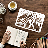 Plastic Reusable Drawing Painting Stencils Templates DIY-WH0202-260-3