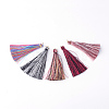 Nylon Thread Tassel Pendants Decoration FIND-Q065-3.5cm-B-1