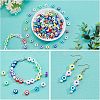 SUPERFINDINGS 320Pcs 8 Colors  Handmade Polymer Clay Beads CLAY-FH0001-17-4