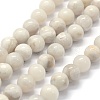 Natural White Crazy Lace Agate Beads Strands G-G763-11-6mm-1