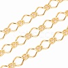 Iron Handmade Chains Figaro Chains Mother-Son Chains CHSM026Y-G-1