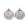 Non-Tarnish 316 Surgical Stainless Steel Pendants STAS-S116-124P-1