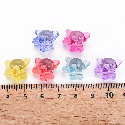 Transparent Acrylic Beads TACR-S154-48B-1