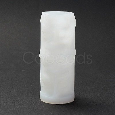 DIY Halloween Theme Skull-shaped Candle Making Silicone Statue Molds DIY-M033-01-1