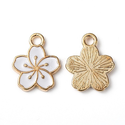 Alloy Enamel Charms X-ENAM-S121-121C-1