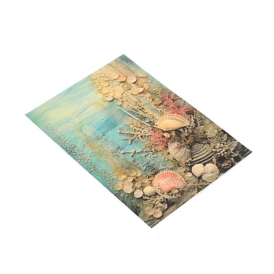 Ocean Theme Scrapbook Paper Pad Sets DIY-C082-01E-1