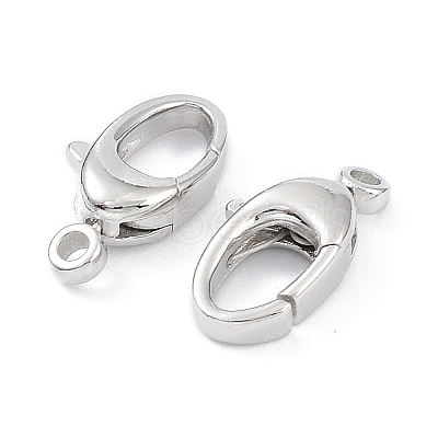 Anti-Tarnish Rhodium Plated 925 Sterling Silver Swivel Clasps STER-K173-23P-1