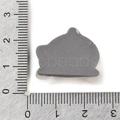 Cute Cat Eat Fish Opaque Resin Decoden Cabochons CRES-Q220-03D-1