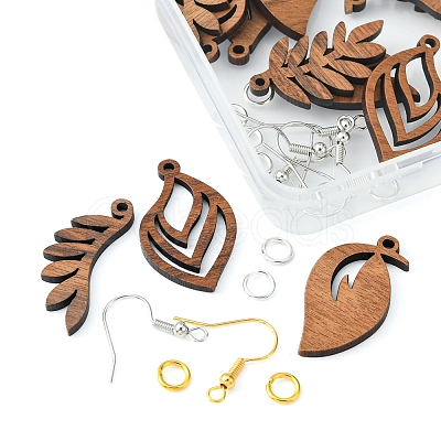 DIY Leaf Earring Making Kit DIY-FS0004-25-1