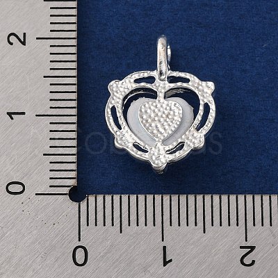 Rack Plating Alloy Resin Pendants FIND-Q116-01S-1