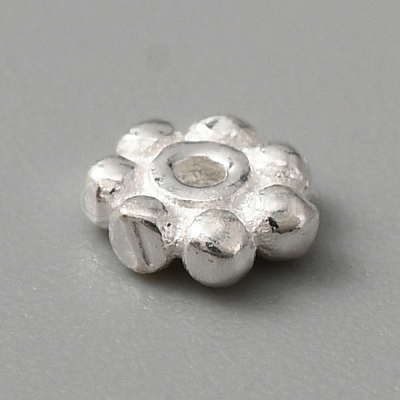 925 Sterling Silver Spacer Beads STER-WH0013-05A-S-1