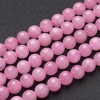 Natural Rose Quartz Beads Strands GSR10mmC034-1